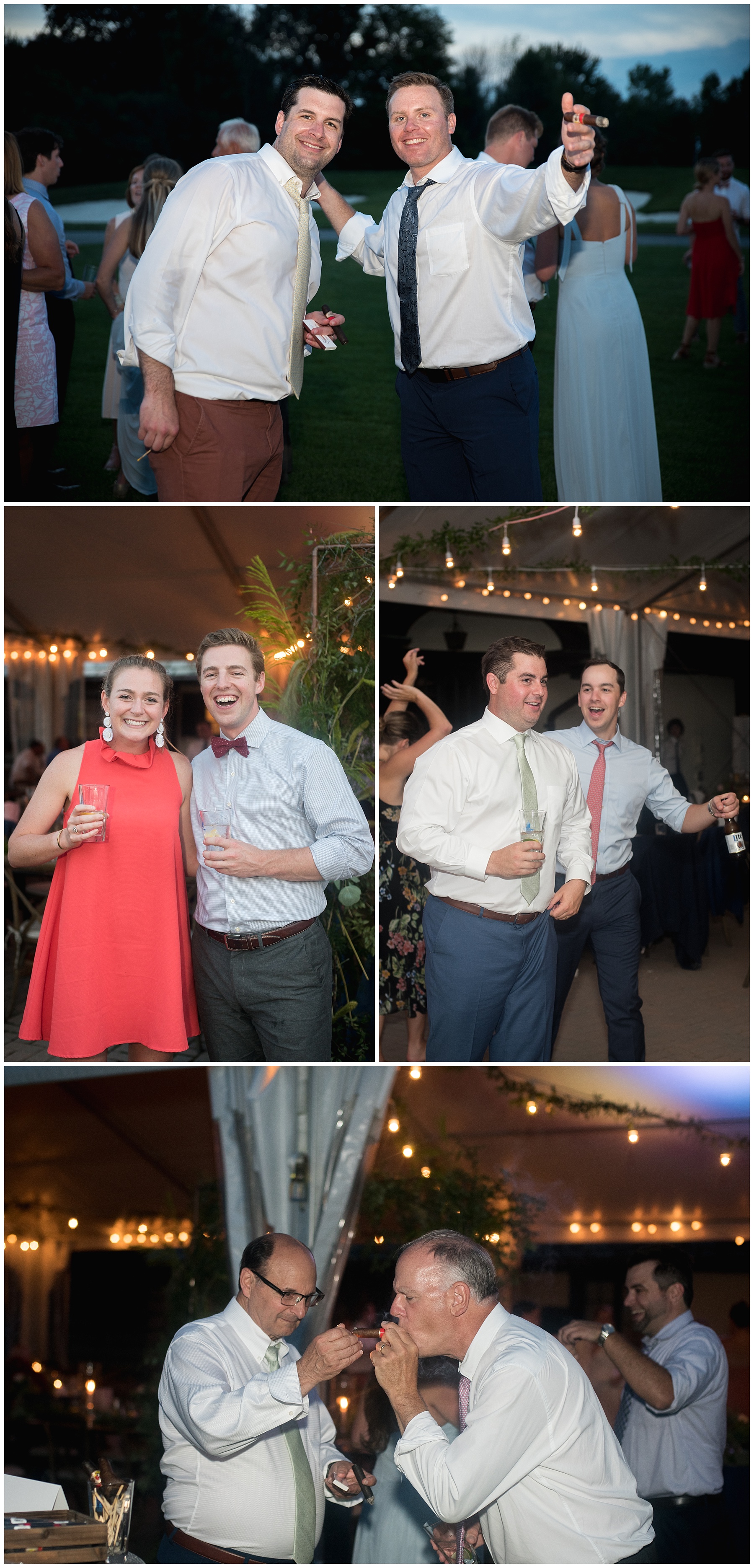 guests partying during Crag Burn Wedding reception